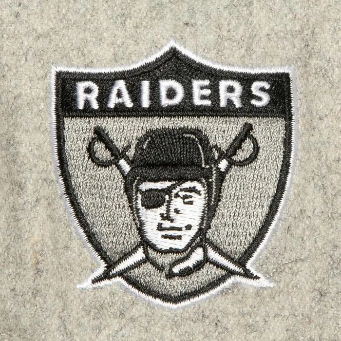 Mitchell and Ness Tailsweep 20 Melton Snapback Oakland Raiders Men Hats and Headwear Mitchell and Ness Tailsweep 20 Melton Snapback Oakland Raiders Men Hats and Headwear