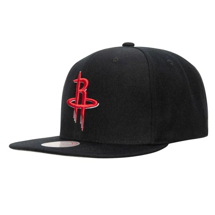 Mitchell and Ness Tapestry Snapback Houston Rockets Men Hats and Headwear