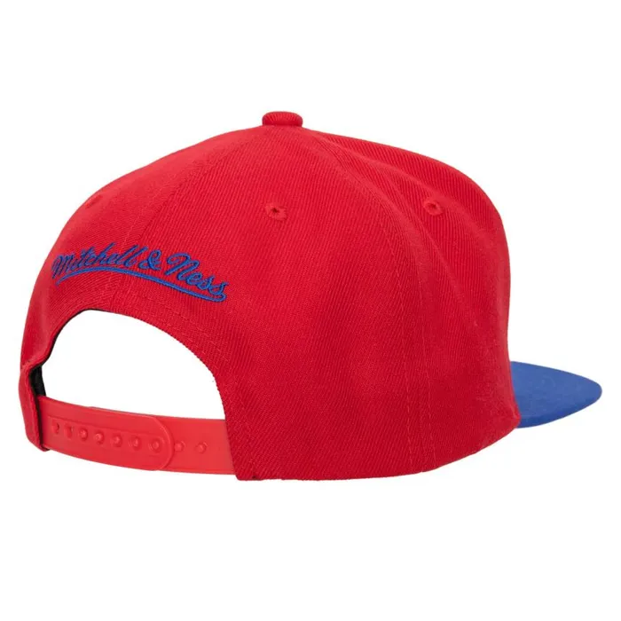 Mitchell and Ness Team 2 Tone 20 Snapback Los Angeles Clippers Men Hats and Headwear Mitchell and Ness Team 2 Tone 20 Snapback Los Angeles Clippers Men Hats and Headwear
