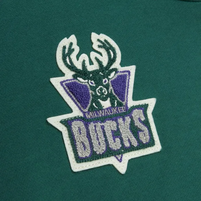 Mitchell and Ness Team Legacy French Terry Hoodie Milwaukee Bucks Men Hoodies and Sweatshirts Mitchell and Ness Team Legacy French Terry Hoodie Milwaukee Bucks Men Hoodies and Sweatshirts