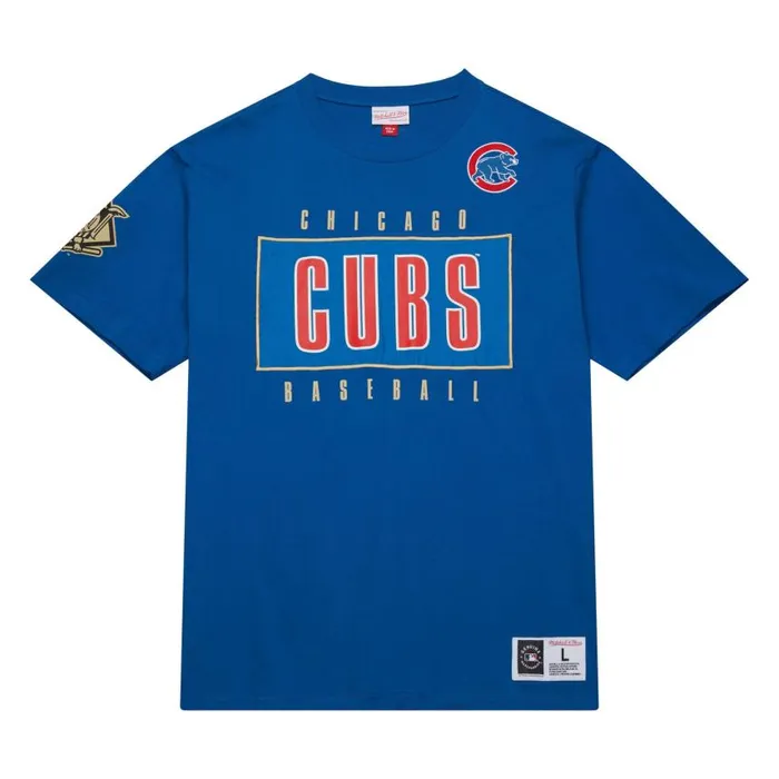 Mitchell and Ness Team OG 20 Premium SS Tee Current Logo Chicago Cubs Men TShirts and Tops Mitchell and Ness Team OG 20 Premium SS Tee Current Logo Chicago Cubs Men TShirts and Tops