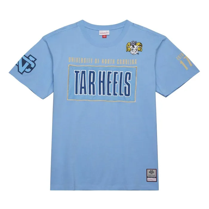 Mitchell and Ness Team OG 20 Premium SS Tee Vintage Logo University Of North Carolina Men TShirts and Tops Mitchell and Ness Team OG 20 Premium SS Tee Vintage Logo University Of North Carolina Men TShirts and Tops