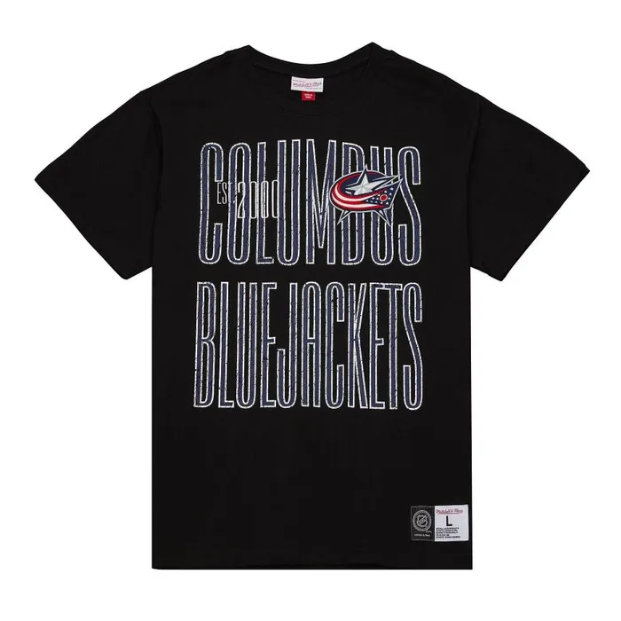 Mitchell and Ness Team OG Premium SS Tee Columbus Blue Jackets Men TShirts and Tops Mitchell and Ness Team OG Premium SS Tee Columbus Blue Jackets Men TShirts and Tops
