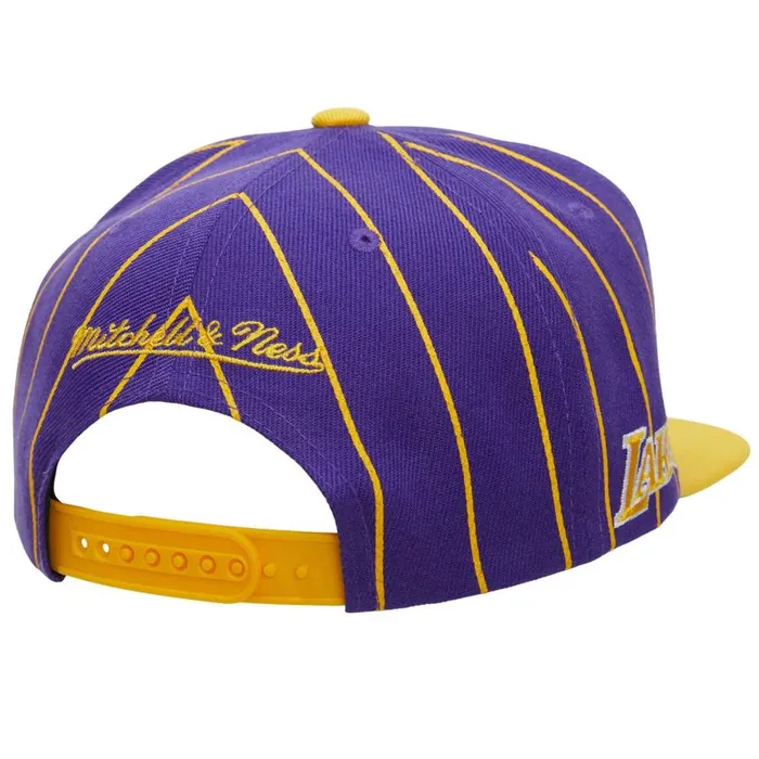 Mitchell and Ness Team Pin Snapback Los Angeles Lakers Men Hats and Headwear Mitchell and Ness Team Pin Snapback Los Angeles Lakers Men Hats and Headwear