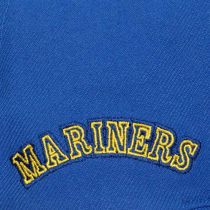 Mitchell and Ness Team Pro Snapback Coop Seattle Mariners Men Hats and Headwear Mitchell and Ness Team Pro Snapback Coop Seattle Mariners Men Hats and Headwear