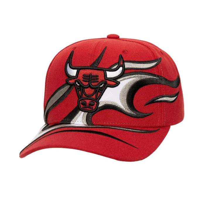 Mitchell and Ness Turn And Burn Pro Snapback Chicago Bulls Men Hats and Headwear Mitchell and Ness Turn And Burn Pro Snapback Chicago Bulls Men Hats and Headwear