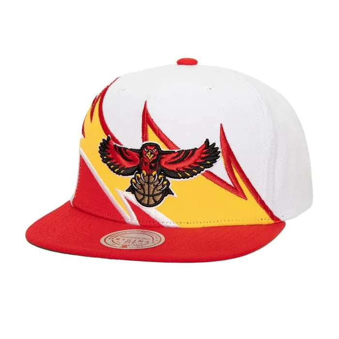 Mitchell and Ness Waverunner Snapback HWC Atlanta Hawks Men Hats and Headwear Mitchell and Ness Waverunner Snapback HWC Atlanta Hawks Men Hats and Headwear