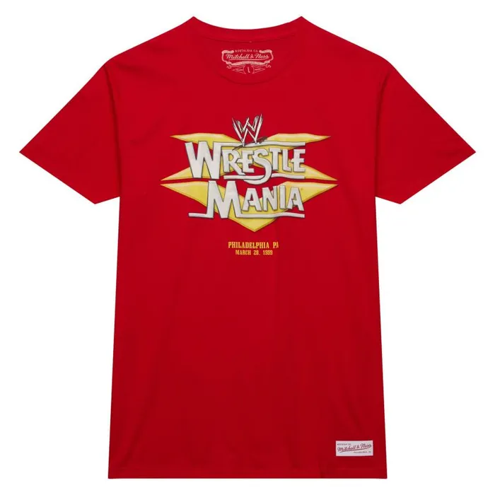 Mitchell and Ness WM15 First Philly Throwback Tee Wrestlemania Men TShirts and Tops Mitchell and Ness WM15 First Philly Throwback Tee Wrestlemania Men TShirts and Tops