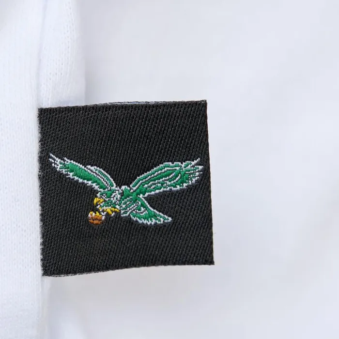 Mitchell and Ness Women039s Embroidered Crop Crew Philadelphia Eagles Women Hoodies and Sweatshirts Mitchell and Ness Women039s Embroidered Crop Crew Philadelphia Eagles Women Hoodies and Sweatshirts