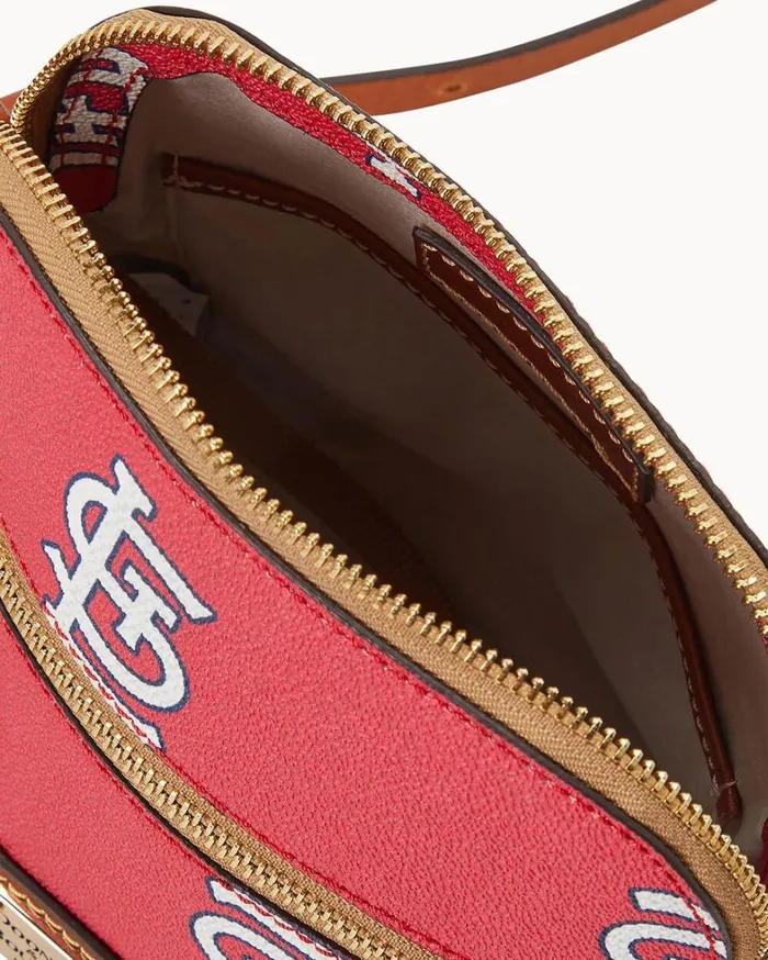 MLB Cardinals Domed Crossbody Cardinals Women Dooney and Bourke Crossbodies MLB Cardinals Domed Crossbody Cardinals Women Dooney and Bourke Crossbodies