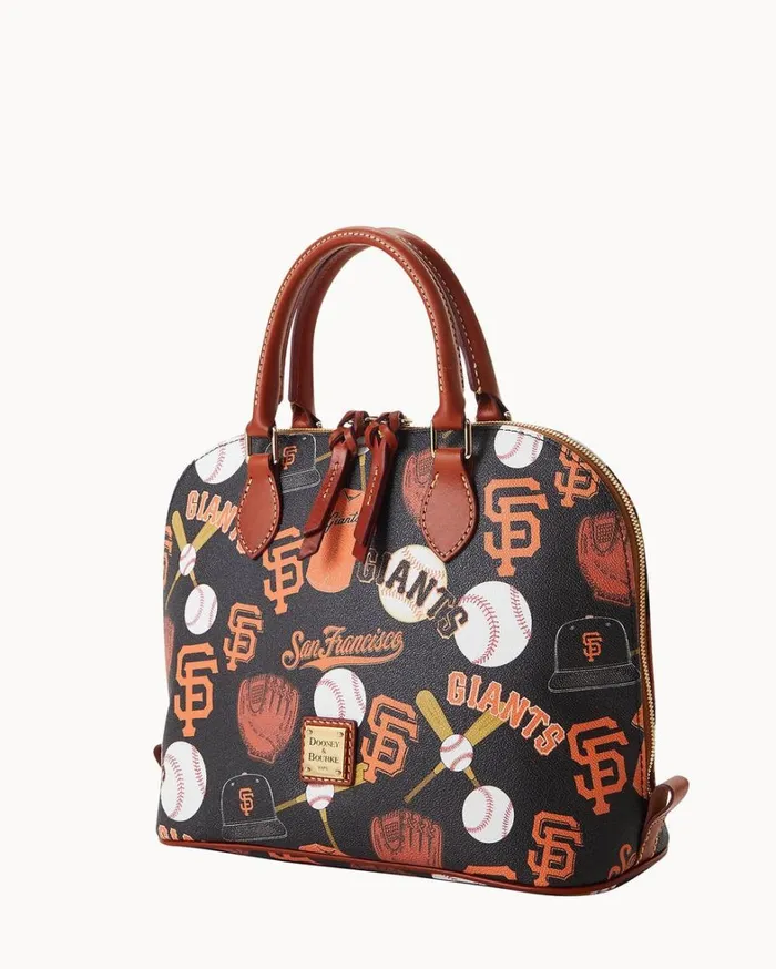 MLB Giants Zip Zip Satchel Giants Women Dooney and Bourke Satchels MLB Giants Zip Zip Satchel Giants Women Dooney and Bourke Satchels