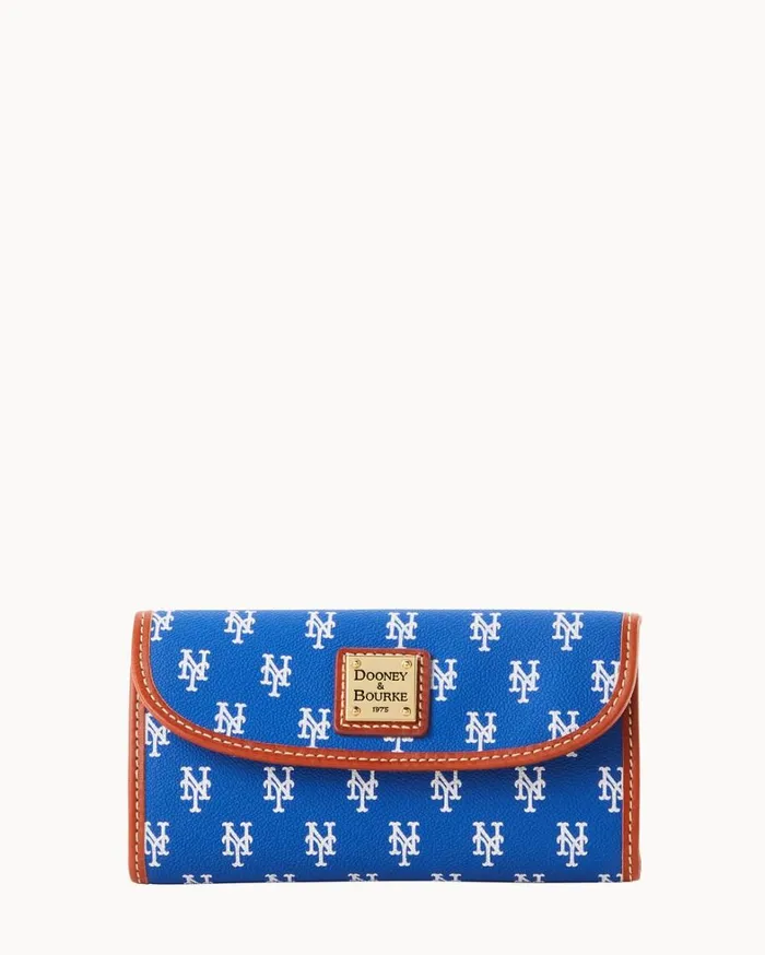 MLB Mets Continental Clutch Mets Women Dooney and Bourke Wallets