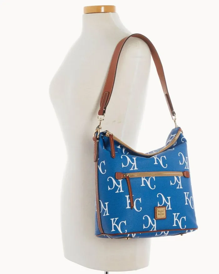 MLB Royals Large Sac Royals Women Dooney and Bourke Shoulder Bags