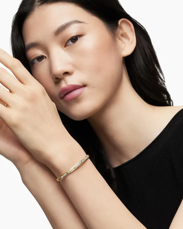 Modern Renaissance Bangle Bracelet In 18K Yellow Gold With Full Pav 45mm Women David Yurman Bangle Modern Renaissance Bangle Bracelet In 18K Yellow Gold With Full Pav 45mm Women David Yurman Bangle