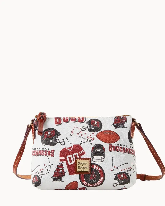 NFL Buccaneers Crossbody Pouchette Buccaneers Women Dooney and Bourke Crossbodies NFL Buccaneers Crossbody Pouchette Buccaneers Women Dooney and Bourke Crossbodies