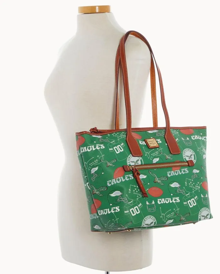 NFL Eagles Tote Eagles Women Dooney and Bourke Totes NFL Eagles Tote Eagles Women Dooney and Bourke Totes