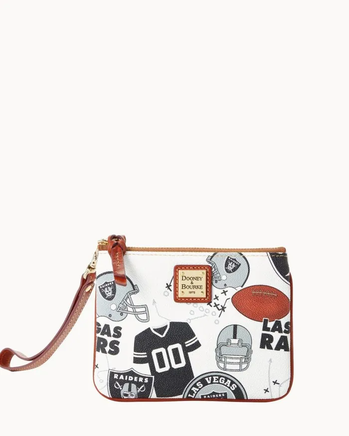 NFL Raiders Stadium Wristlet Raiders Women Dooney and Bourke Wallets
