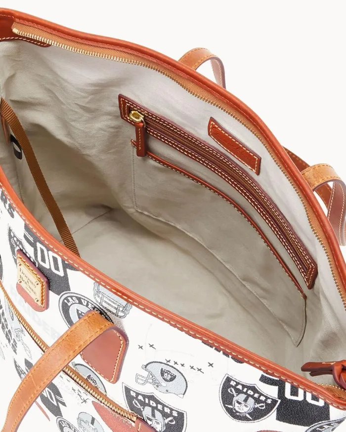 NFL Raiders Tote Raiders Women Dooney and Bourke Totes NFL Raiders Tote Raiders Women Dooney and Bourke Totes