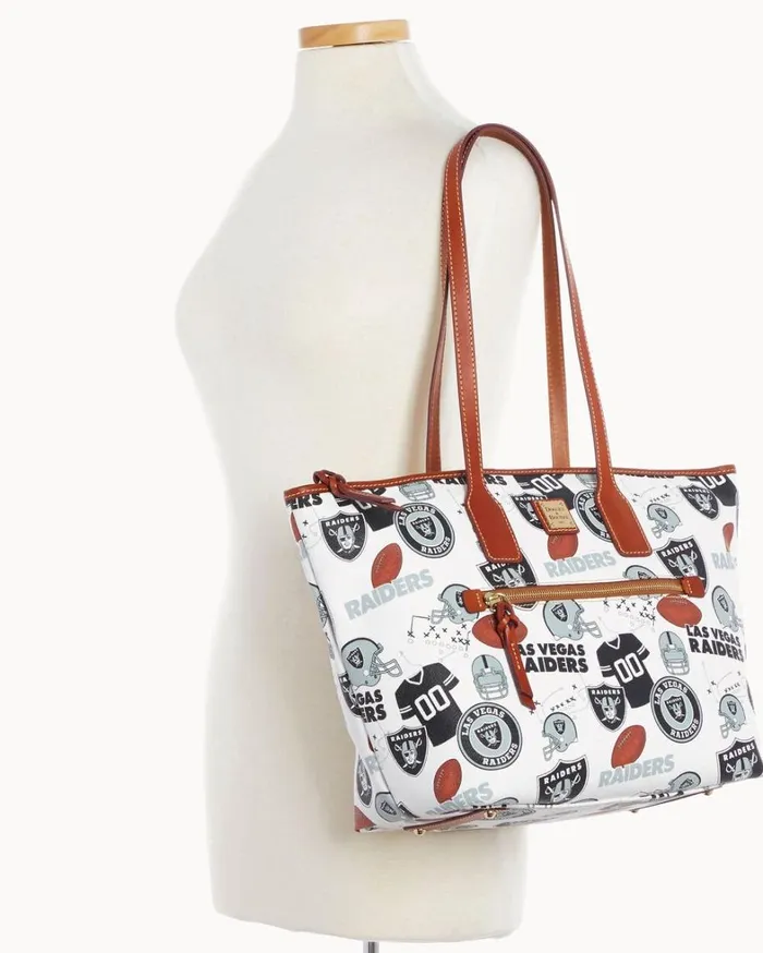 NFL Raiders Tote Raiders Women Dooney and Bourke Totes NFL Raiders Tote Raiders Women Dooney and Bourke Totes