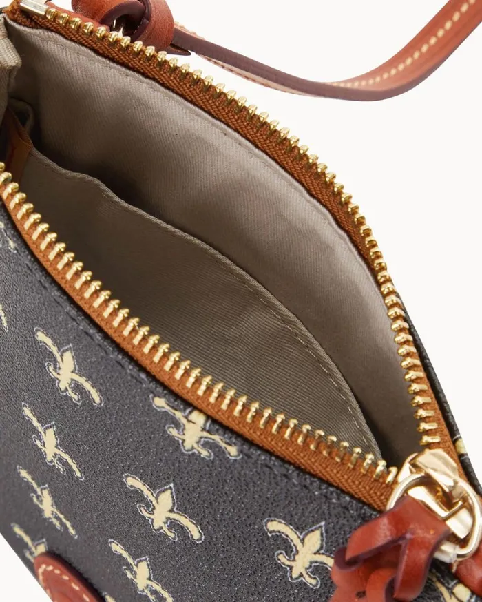 NFL Saints Small North South Top Zip Crossbody Saints Women Dooney and Bourke Crossbodies NFL Saints Small North South Top Zip Crossbody Saints Women Dooney and Bourke Crossbodies
