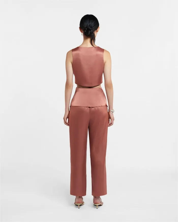 Odessa Brown Terra Women Nanushka Pants Odessa Brown Terra Women Nanushka Pants