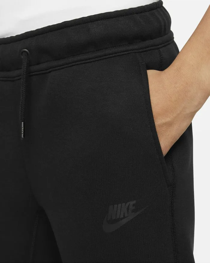 Older Kids 7 8211 15 Years Kids Nike Sportswear Tech Fleece Blackblackblack