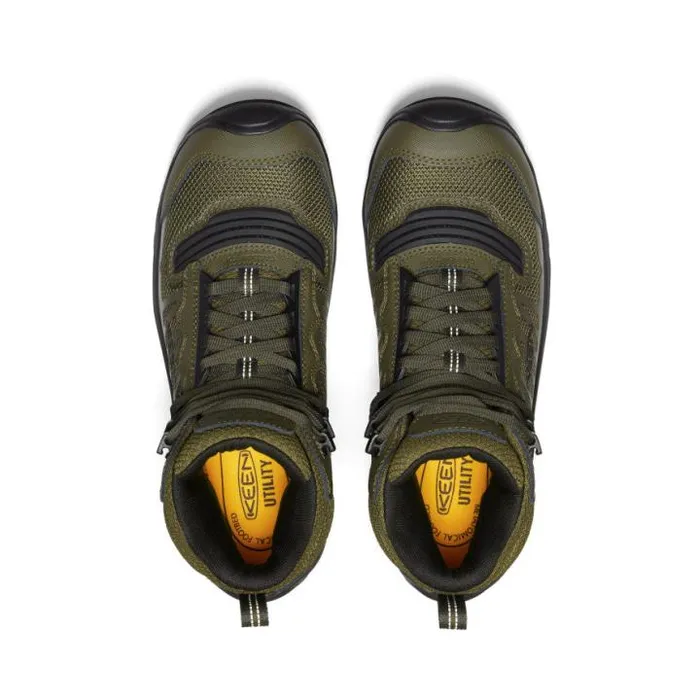 Olive Green Work Boots 8211 Reno Mid KBF WP Men KEEN Work Boots and Shoes Olive Green Work Boots 8211 Reno Mid KBF WP Men KEEN Work Boots and Shoes