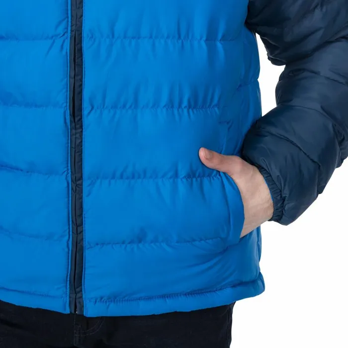 Oskar Padded Water Resistant Jacket Navy Men Trespass Padded Jackets