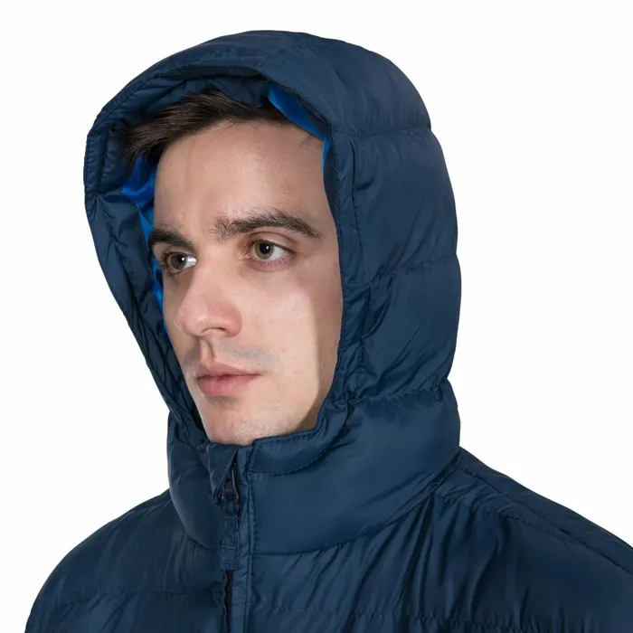 Oskar Padded Water Resistant Jacket Navy Men Trespass Padded Jackets