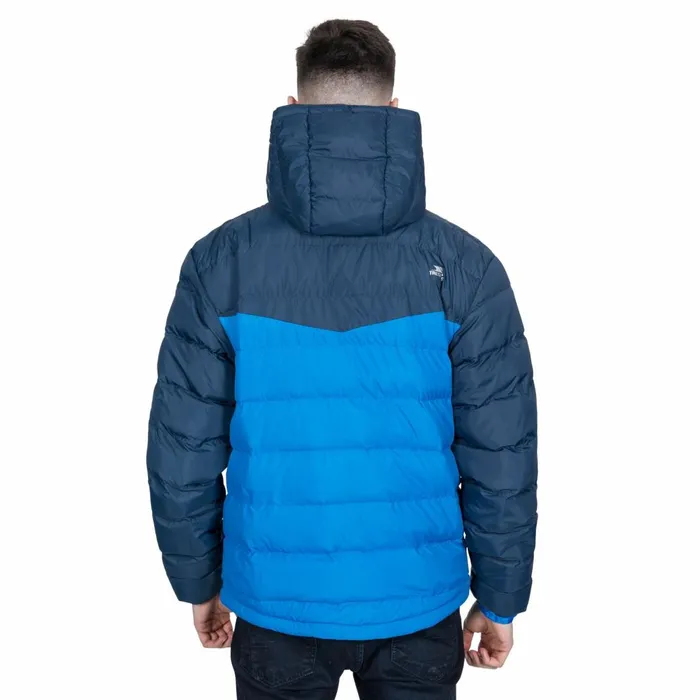 Oskar Padded Water Resistant Jacket Navy Men Trespass Padded Jackets