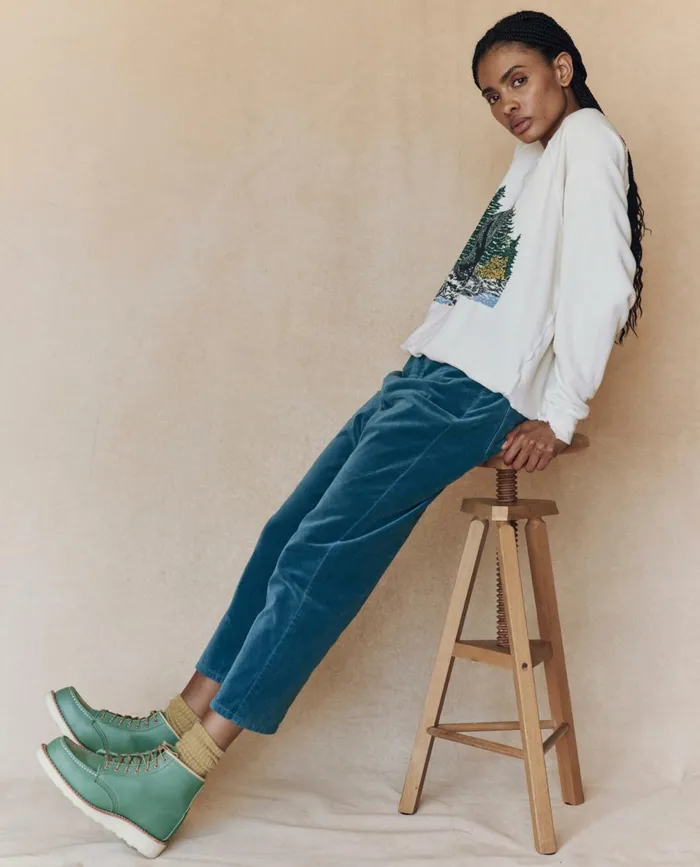 Pants Women The Great The Velvet Wayne Jean Blue Jewel Pants Women The Great The Velvet Wayne Jean Blue Jewel