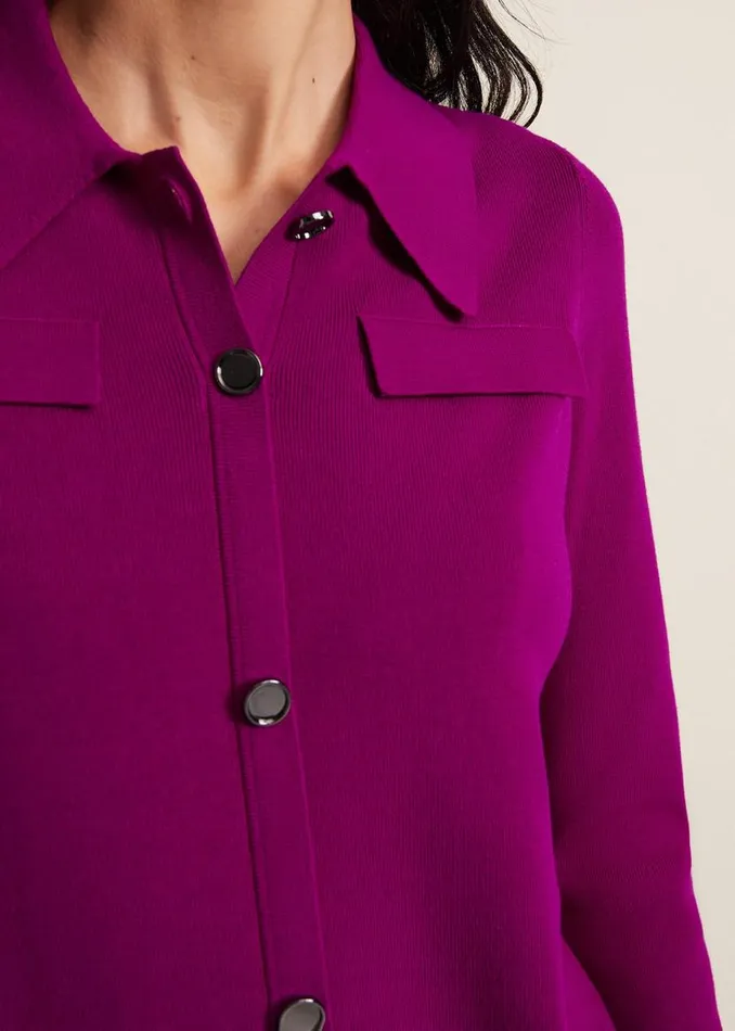 Phase Eight Dresses Azealia Fine Knit Collared Tunic Dress Purple 8211 Women Phase Eight Dresses Azealia Fine Knit Collared Tunic Dress Purple 8211 Women