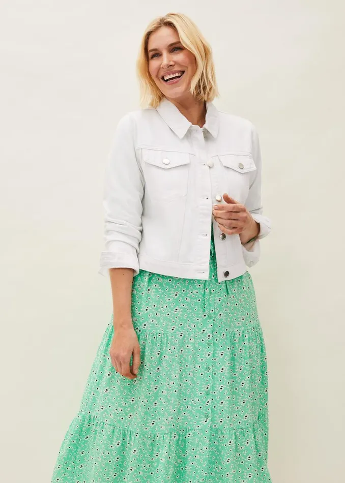 Phase Eight Dresses Diana Floral Midi Dress Green 8211 Women