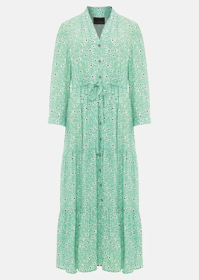 Phase Eight Dresses Diana Floral Midi Dress Green 8211 Women