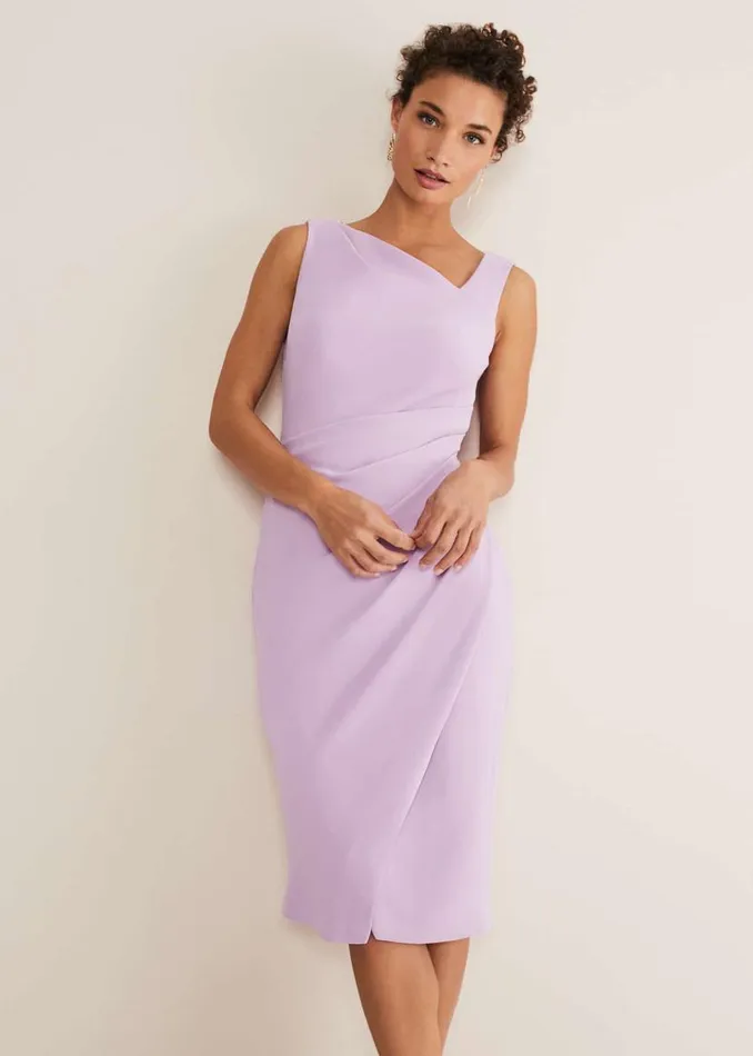 Phase Eight Dresses Emmie Asymmetric Hem Dress Crocus 8211 Women