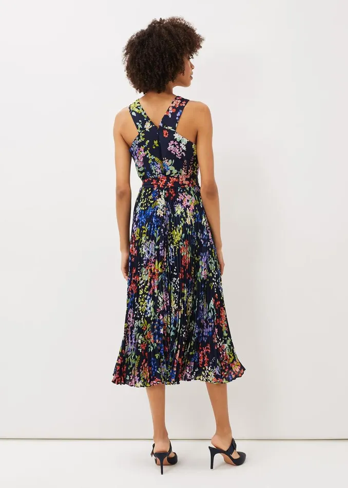Phase Eight Dresses Fenella Pleated Floral Dress French Navy Multi 8211 Women Phase Eight Dresses Fenella Pleated Floral Dress French Navy Multi 8211 Women