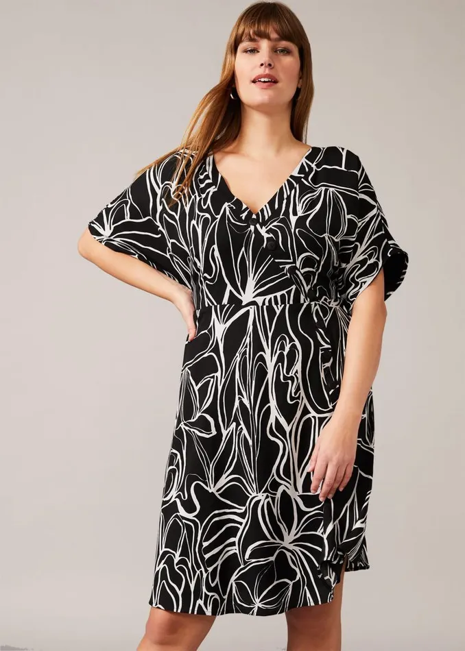 Phase Eight Dresses Harlow Abstract Print Dress Blackwhite 8211 Women