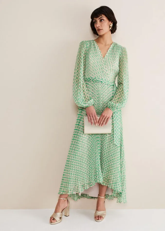 Phase Eight Dresses Roxanna Pleated Diamond Maxi Dress Powder Pinkgreen 8211 Women Phase Eight Dresses Roxanna Pleated Diamond Maxi Dress Powder Pinkgreen 8211 Women
