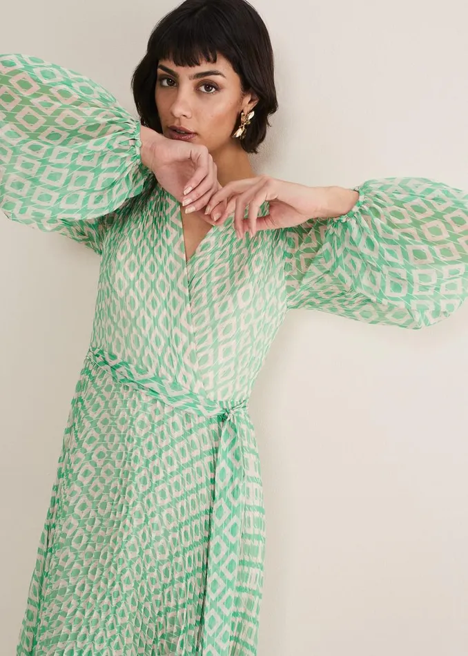 Phase Eight Dresses Roxanna Pleated Diamond Maxi Dress Powder Pinkgreen 8211 Women Phase Eight Dresses Roxanna Pleated Diamond Maxi Dress Powder Pinkgreen 8211 Women