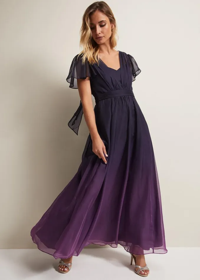 Phase Eight Dresses Selene Ombre Maxi Dress Multicoloured 8211 Women