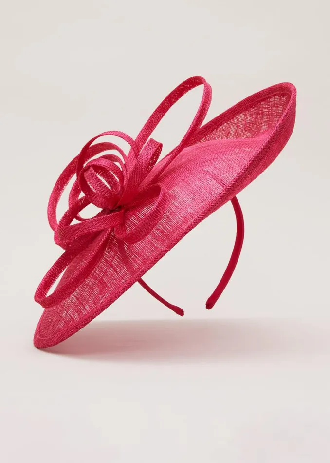 Phase Eight Fascinators and Hats Pink Triple Twist Midi Disc Fascinator Pink 8211 Women Phase Eight Fascinators and Hats Pink Triple Twist Midi Disc Fascinator Pink 8211 Women