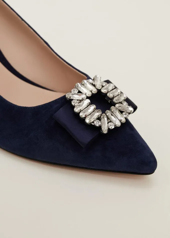 Phase Eight Occasion Shoes Embellished Toe Block Heel Slingback Navy 8211 Women Phase Eight Occasion Shoes Embellished Toe Block Heel Slingback Navy 8211 Women