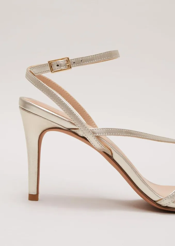 Phase Eight Occasion Shoes Leather Barely There Strappy Sandal Gold 8211 Women Phase Eight Occasion Shoes Leather Barely There Strappy Sandal Gold 8211 Women