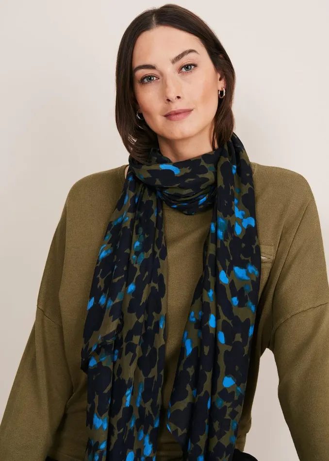 Phase Eight Scarves Nell Confetti Lightweight Scarf Khakimulti 8211 Women