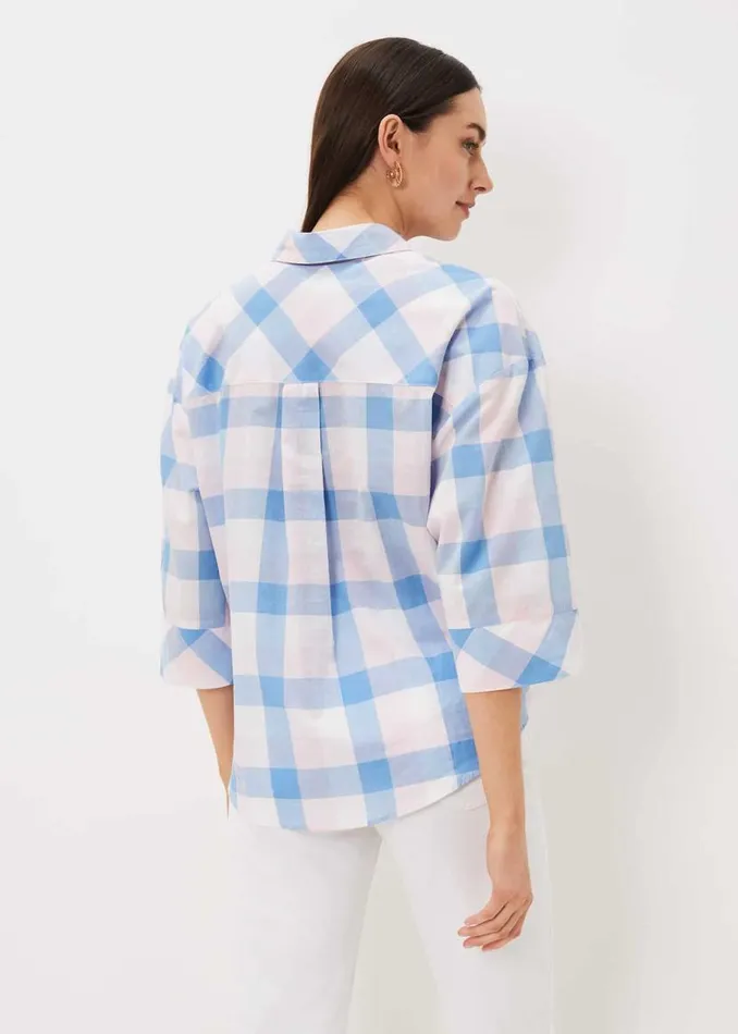 Phase Eight Shirts and Blouses Della Gingham Tie Front Blouse Soft Pink Blue 8211 Women Phase Eight Shirts and Blouses Della Gingham Tie Front Blouse Soft Pink Blue 8211 Women
