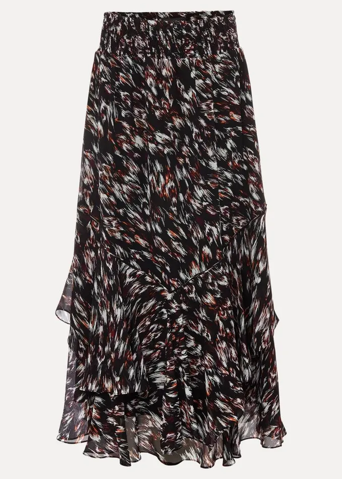 Phase Eight Skirts Kayley Abstract Print Maxi Skirt Navymulti 8211 Women