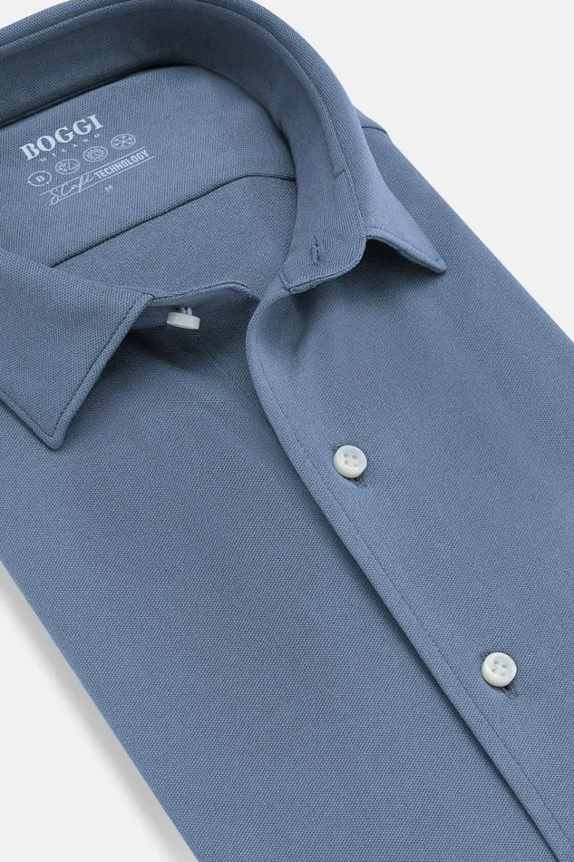 Polo Shirts Men Boggi Milano Regular Fit Performance Pique Polo Shirt Airblue Polo Shirts Men Boggi Milano Regular Fit Performance Pique Polo Shirt Airblue
