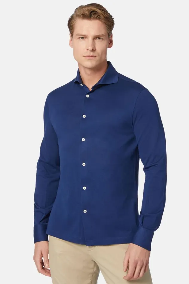 Polo Shirts Men Boggi Milano Slim Fit Polo Shirt In Filo Di Scozia Pique Royal Blue Polo Shirts Men Boggi Milano Slim Fit Polo Shirt In Filo Di Scozia Pique Royal Blue