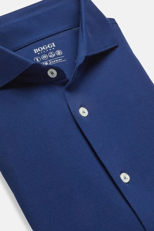 Polo Shirts Men Boggi Milano Slim Fit Polo Shirt In Filo Di Scozia Pique Royal Blue Polo Shirts Men Boggi Milano Slim Fit Polo Shirt In Filo Di Scozia Pique Royal Blue