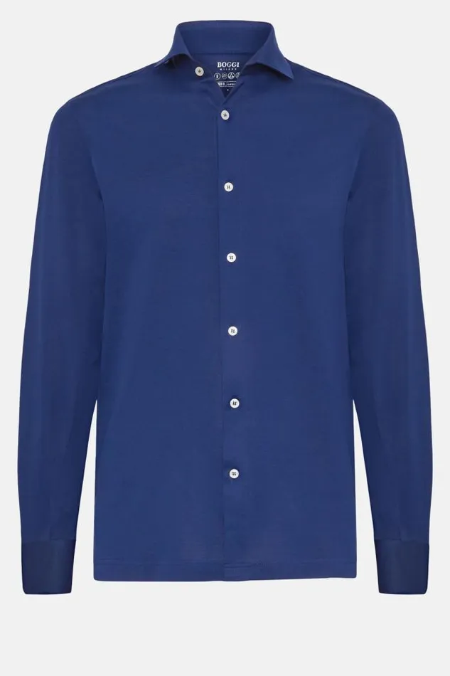 Polo Shirts Men Boggi Milano Slim Fit Polo Shirt In Filo Di Scozia Pique Royal Blue Polo Shirts Men Boggi Milano Slim Fit Polo Shirt In Filo Di Scozia Pique Royal Blue